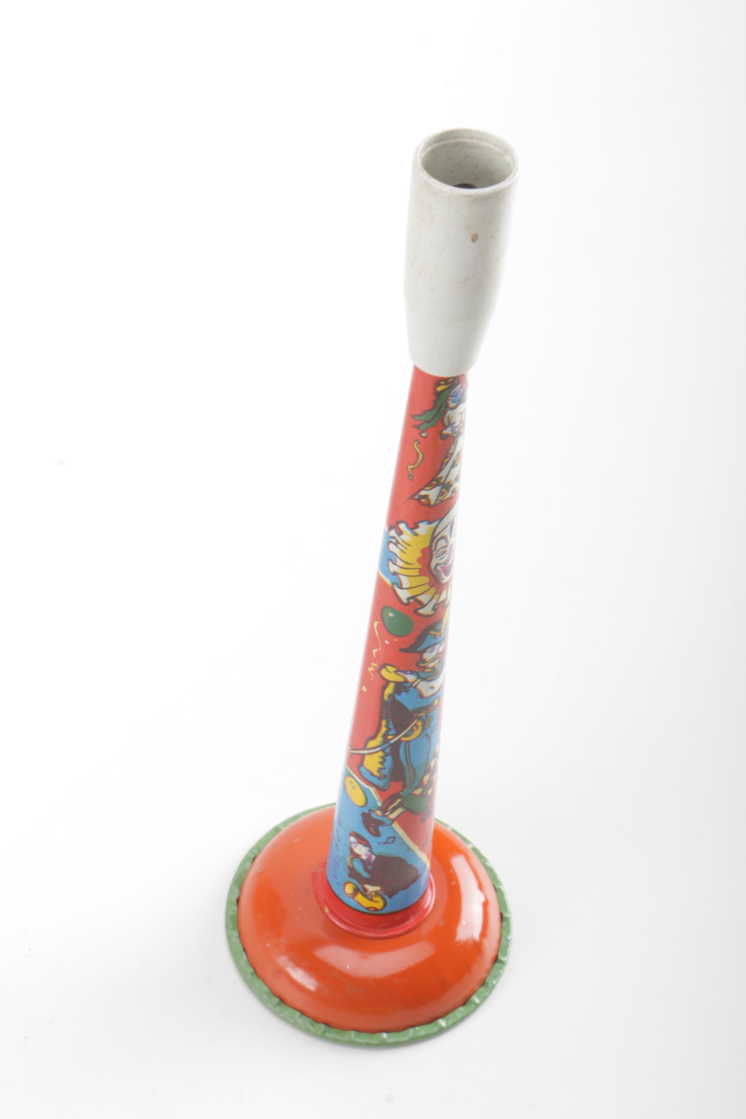 Santa Claus Light and Other Vintage Toys