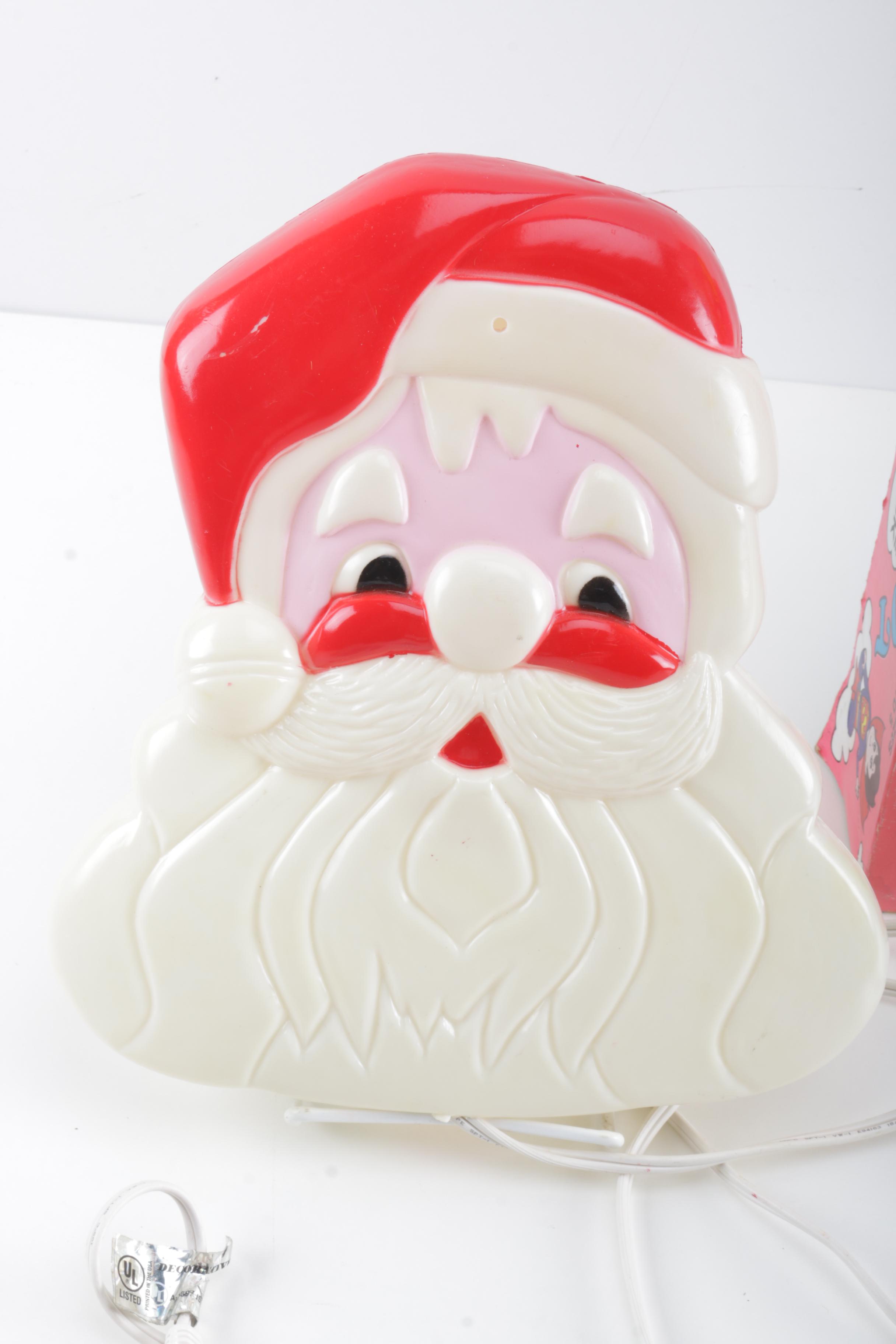 Santa Claus Light and Other Vintage Toys