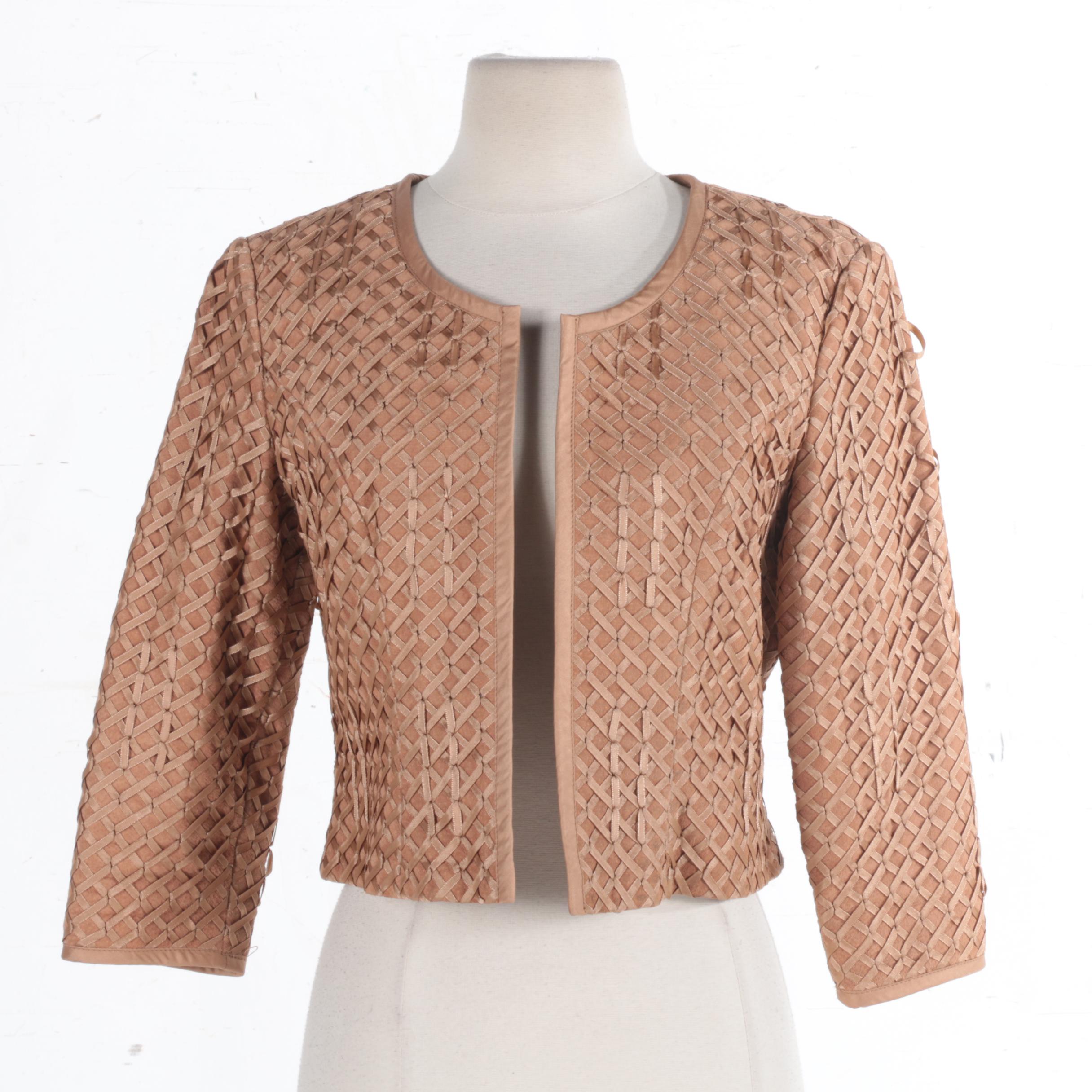 Margaret Godfrey Leather Crop Jacket