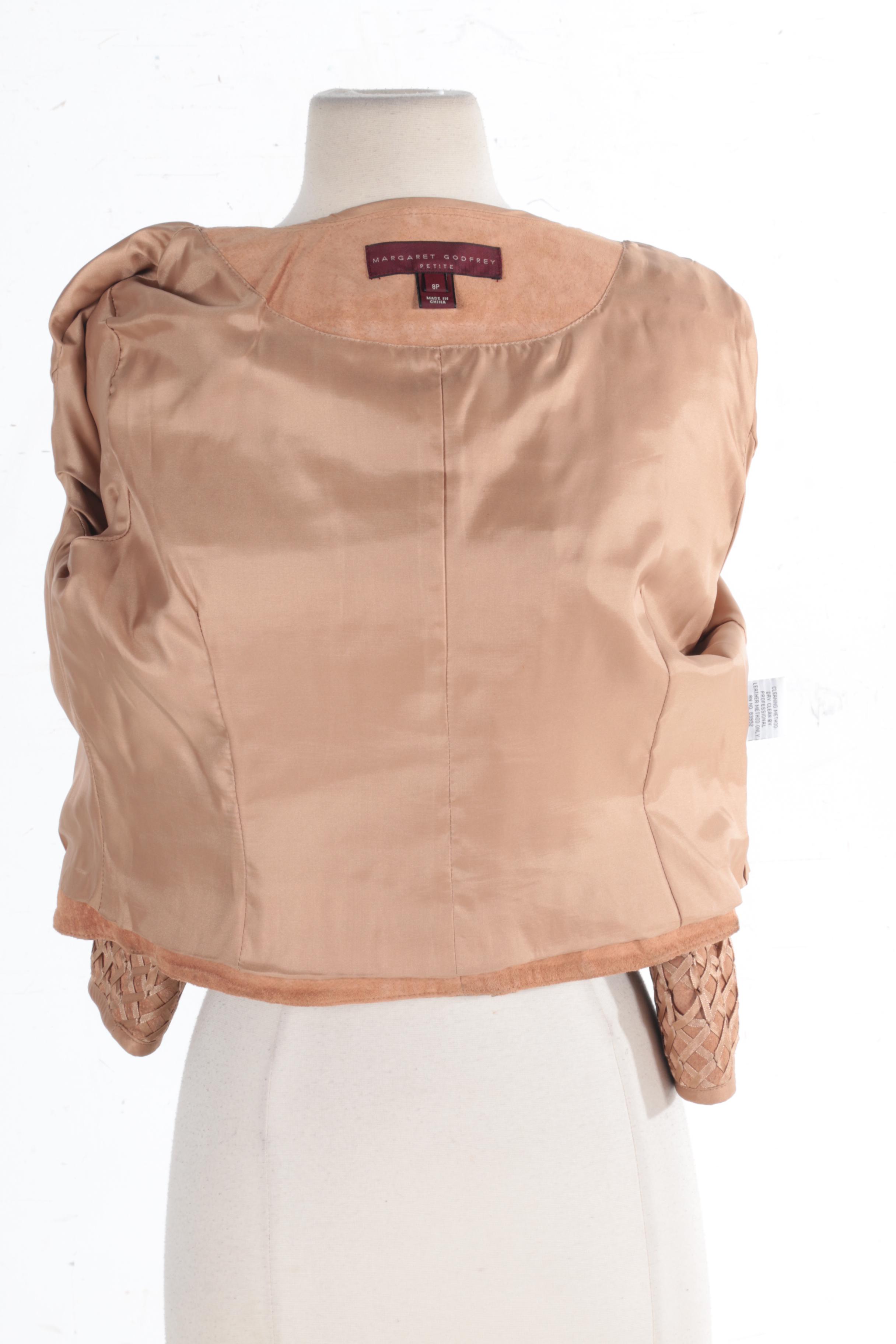 Margaret Godfrey Leather Crop Jacket