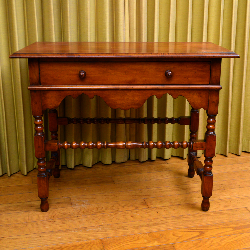 Vintage William and Mary Revival Style Console Table