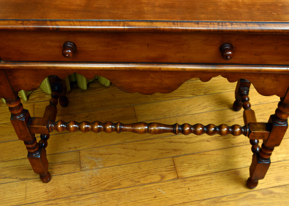 Vintage William and Mary Revival Style Console Table
