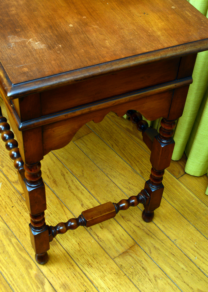 Vintage William and Mary Revival Style Console Table