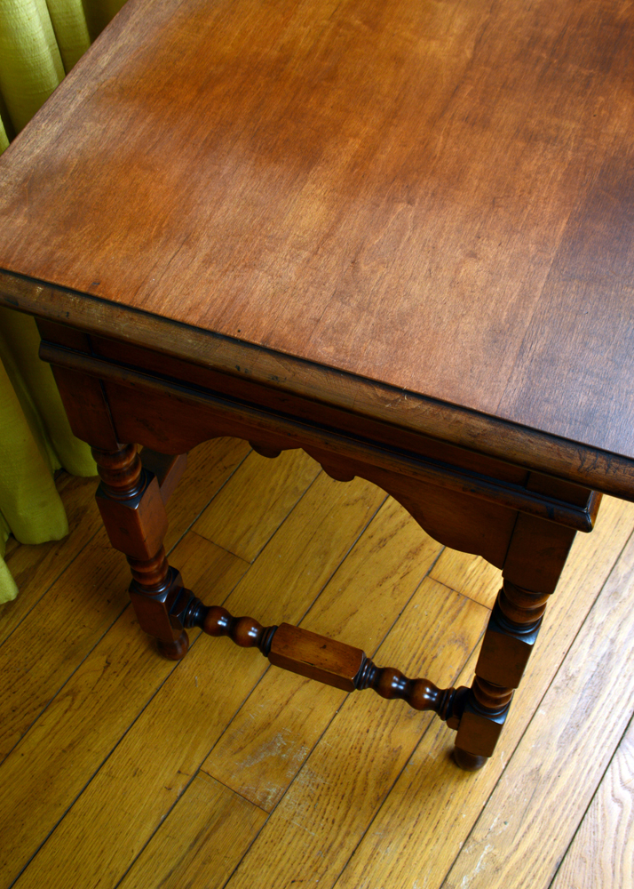 Vintage William and Mary Revival Style Console Table