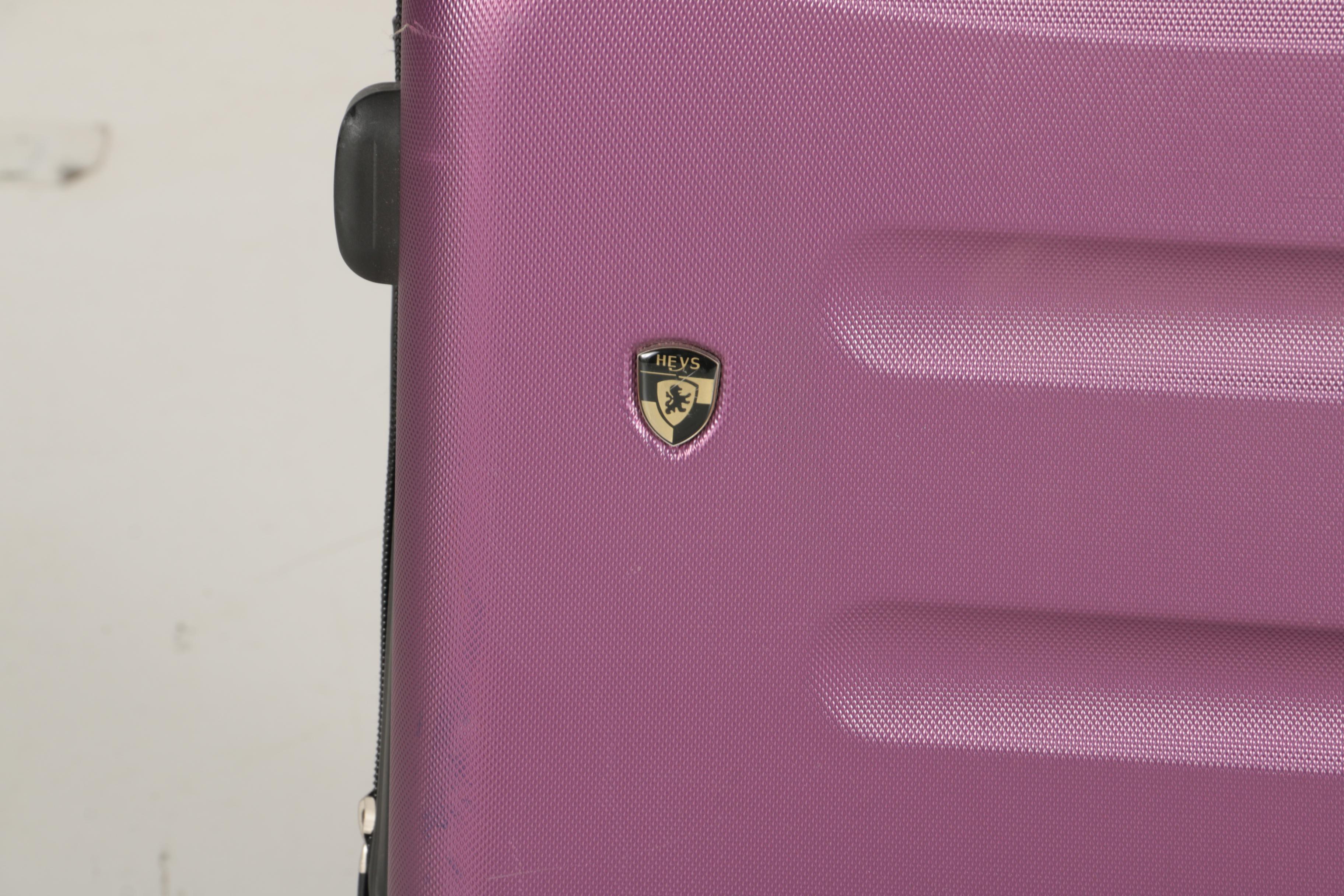 Heys Pink Hard Shell Suitcase