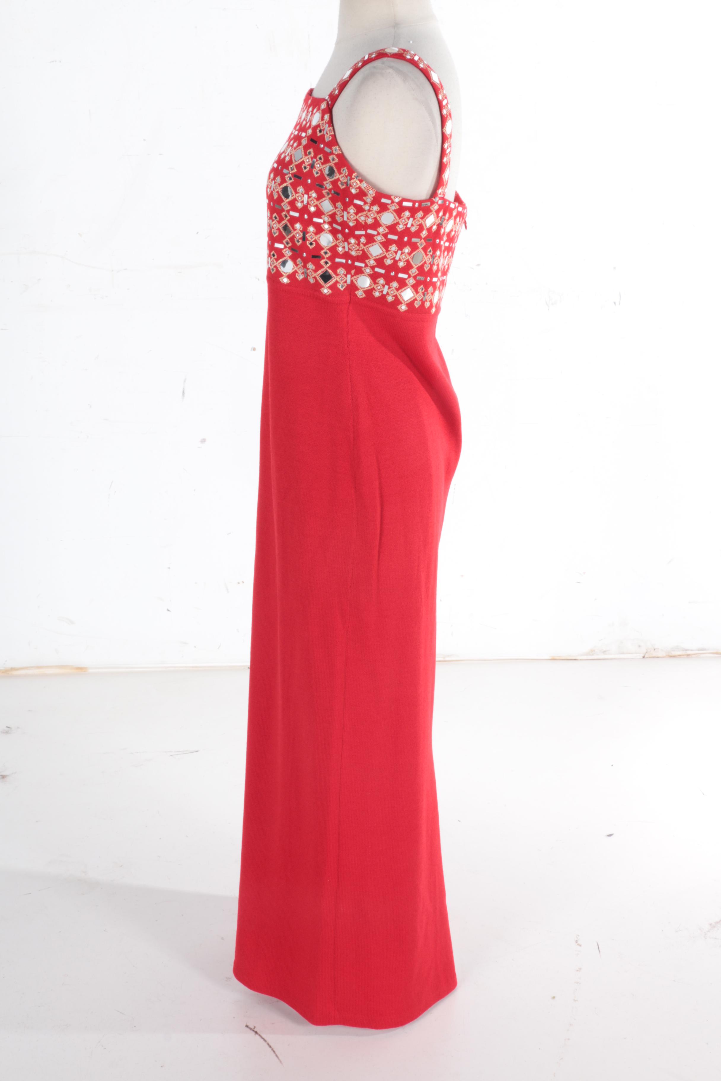 St. John Evening Embellished Gown
