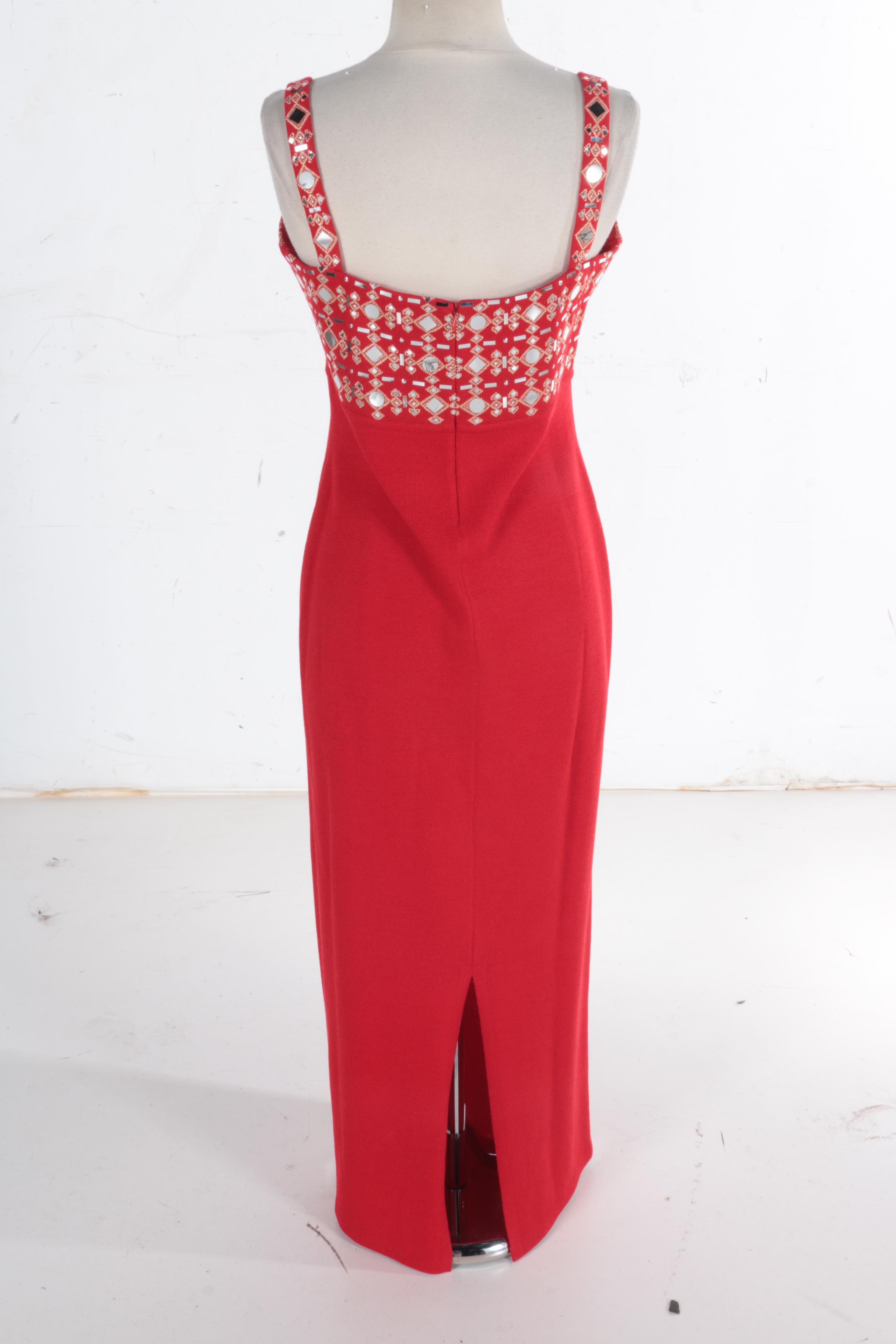 St. John Evening Embellished Gown