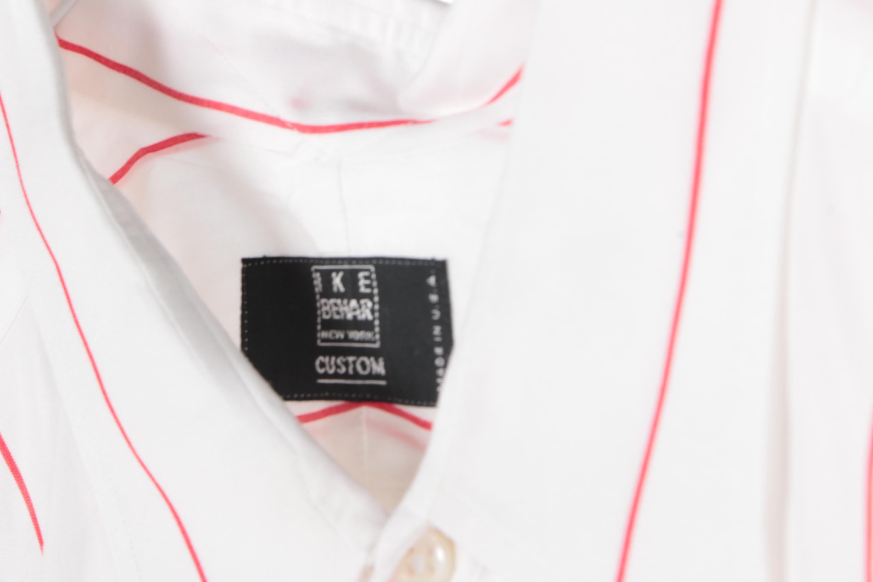 Men's Ike Behar Custom Tailored Shirts