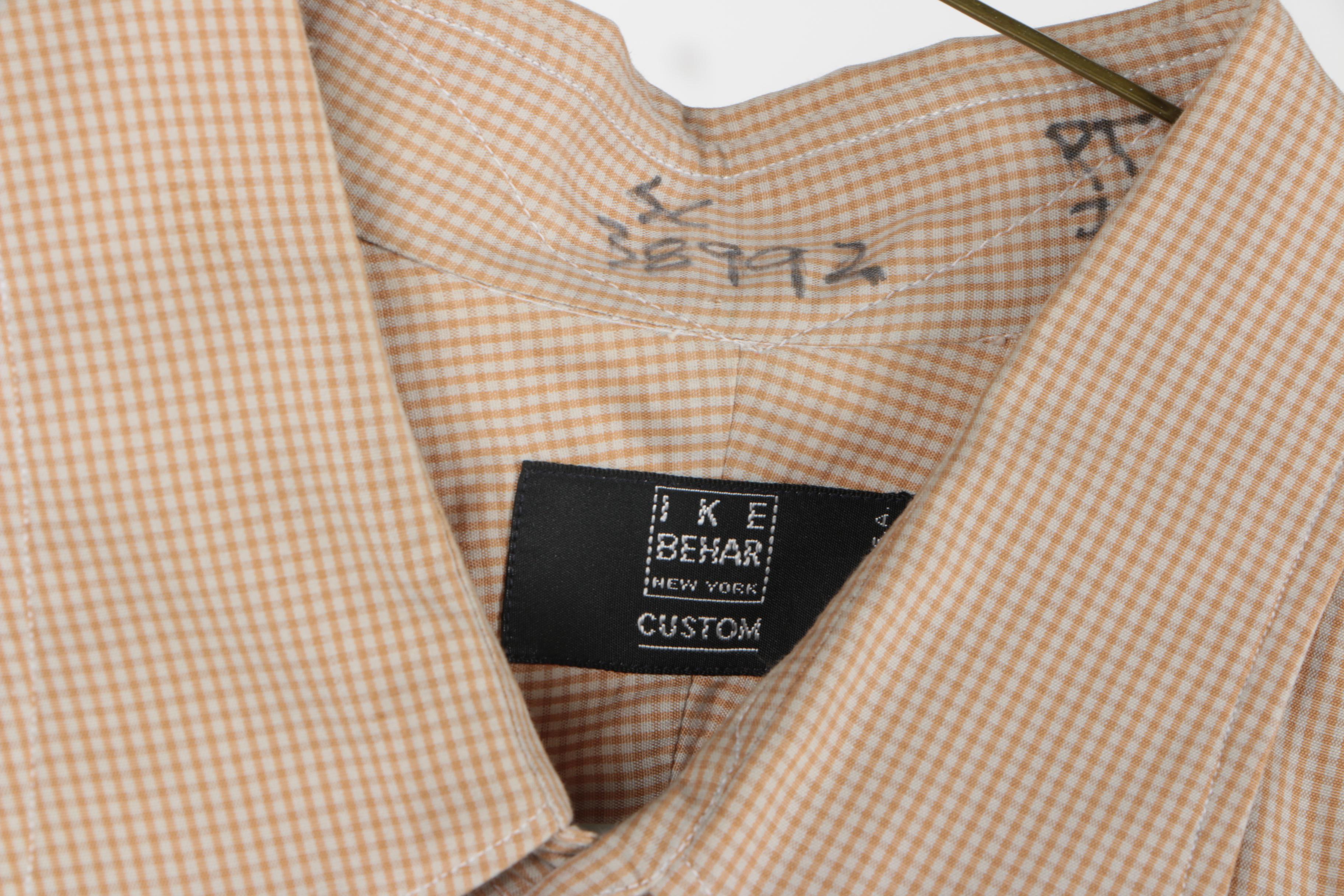 Men's Ike Behar Custom Tailored Shirts