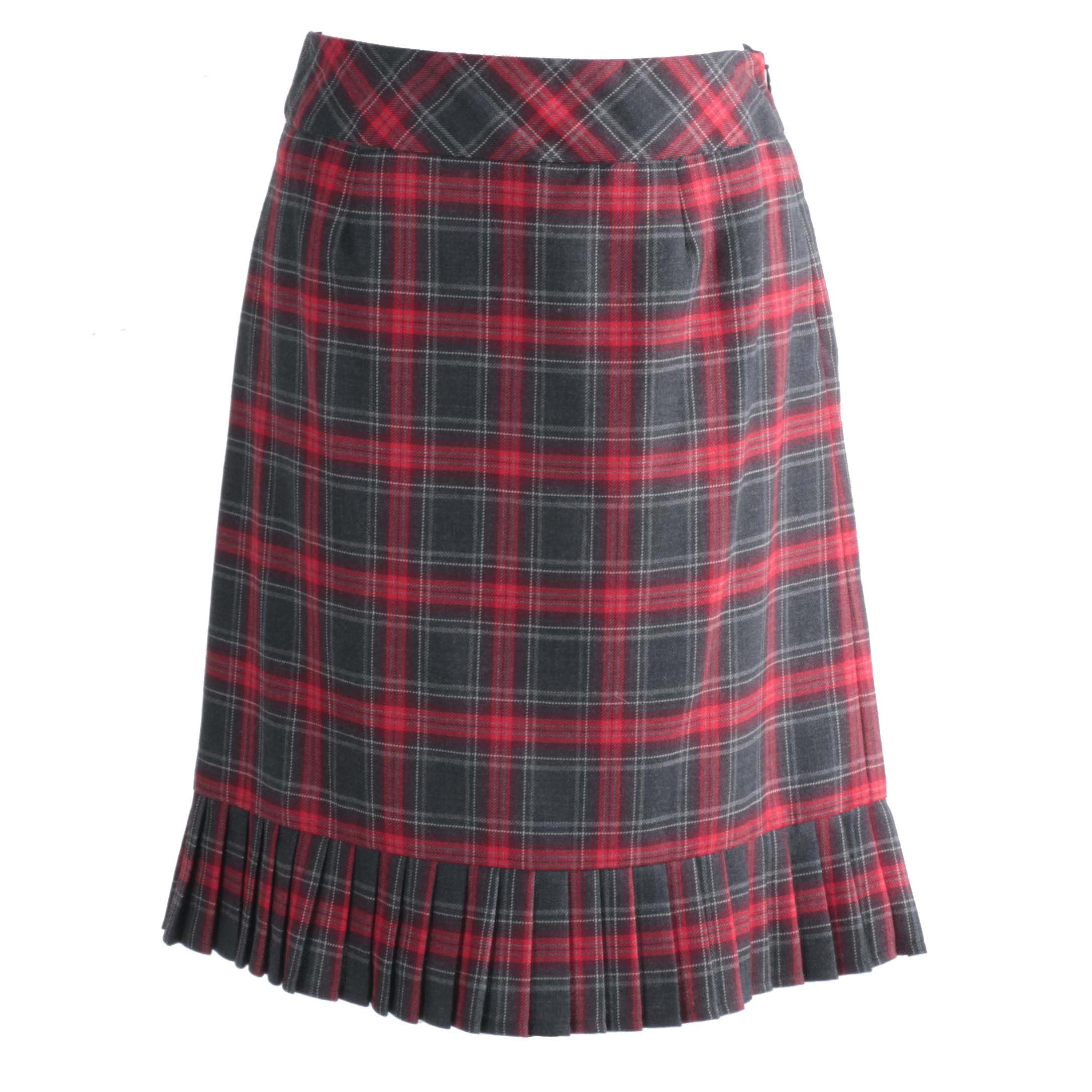 Pendelton Petite Plaid Wool Skirt