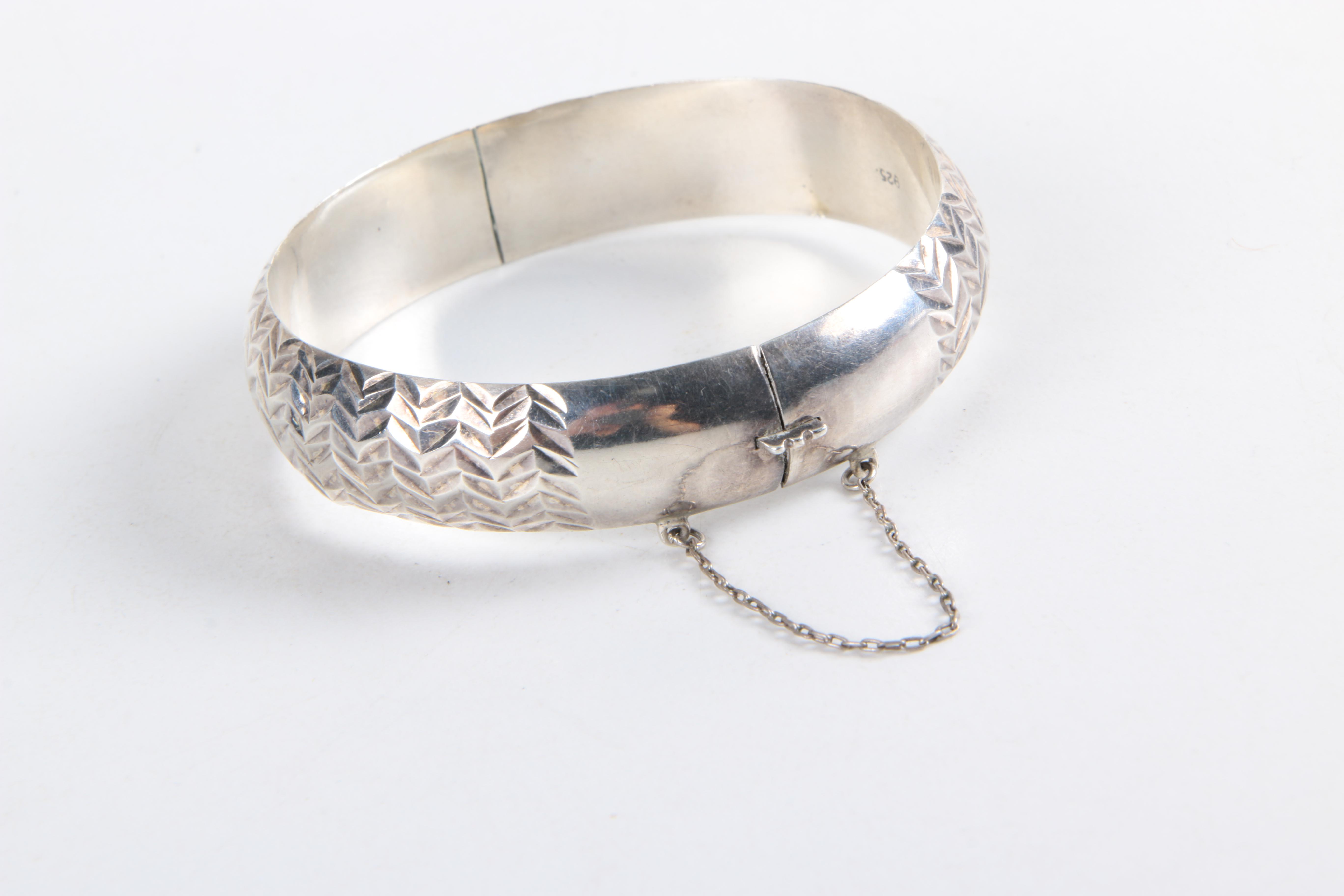 Sterling Silver Bracelets and Cuffs