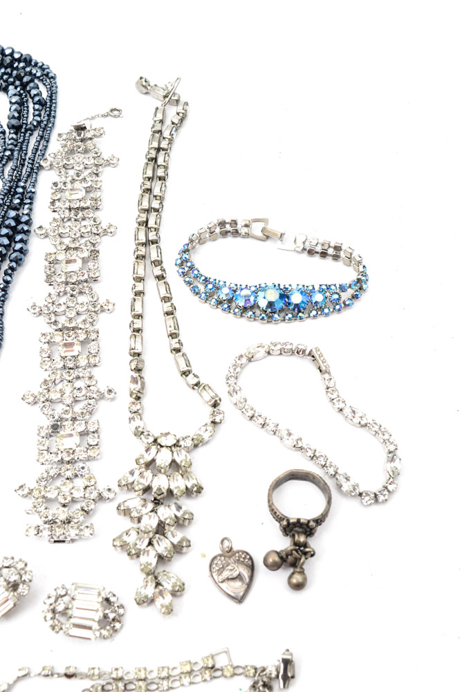 Silvertone Vintage Costume Jewelry