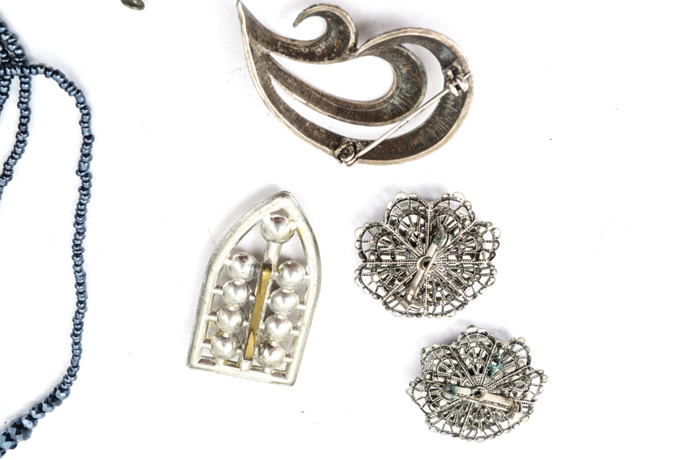 Silvertone Vintage Costume Jewelry