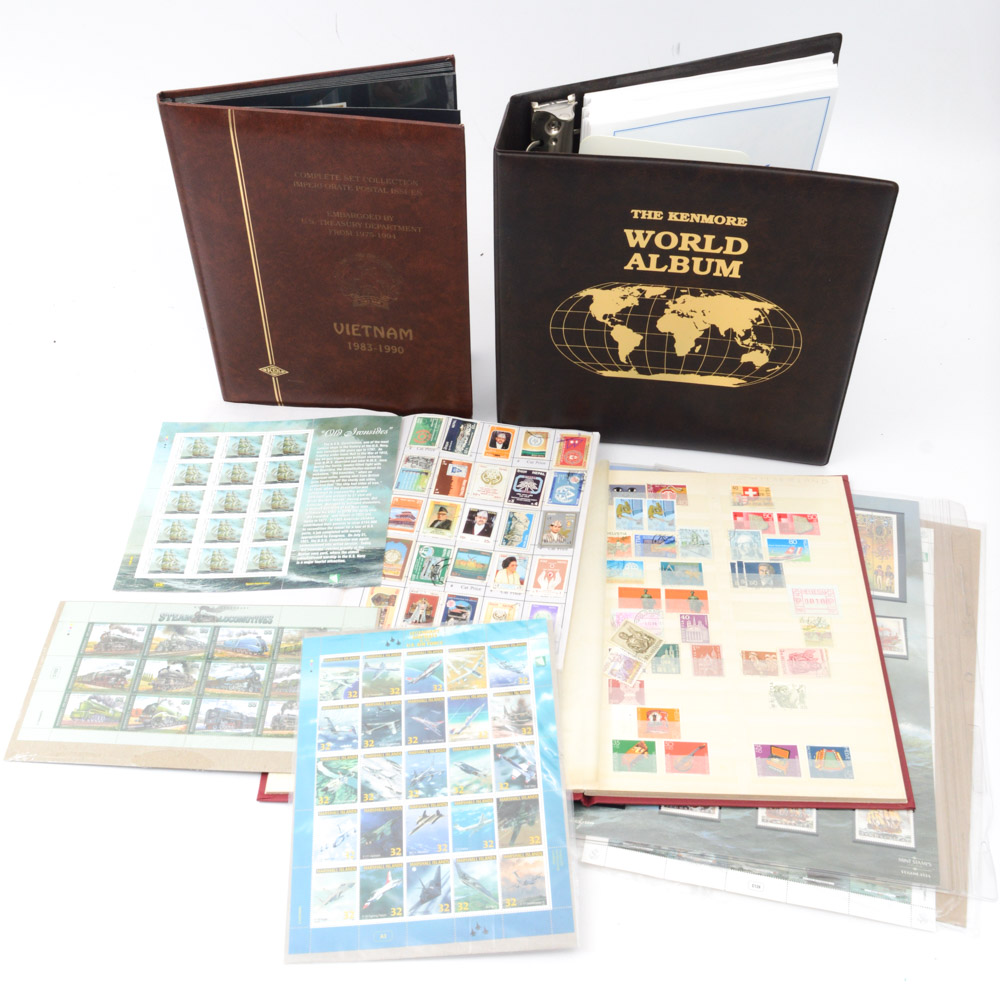 International Stamp Collection Featuring Kenmore World Set
