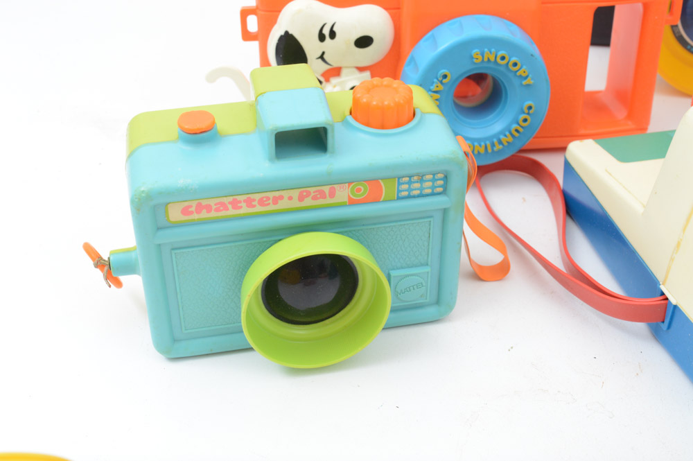 Collection of Vintage Toy Cameras