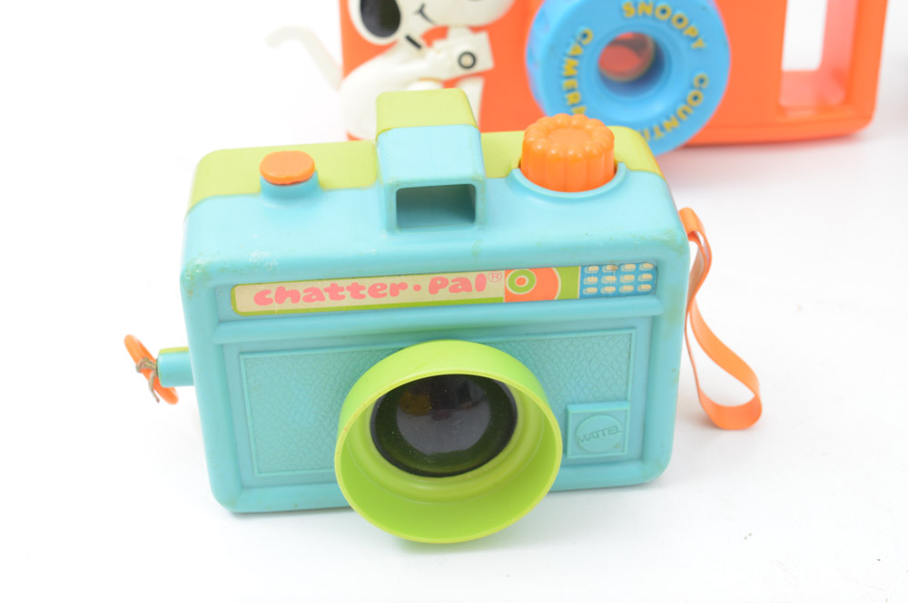 Collection of Vintage Toy Cameras