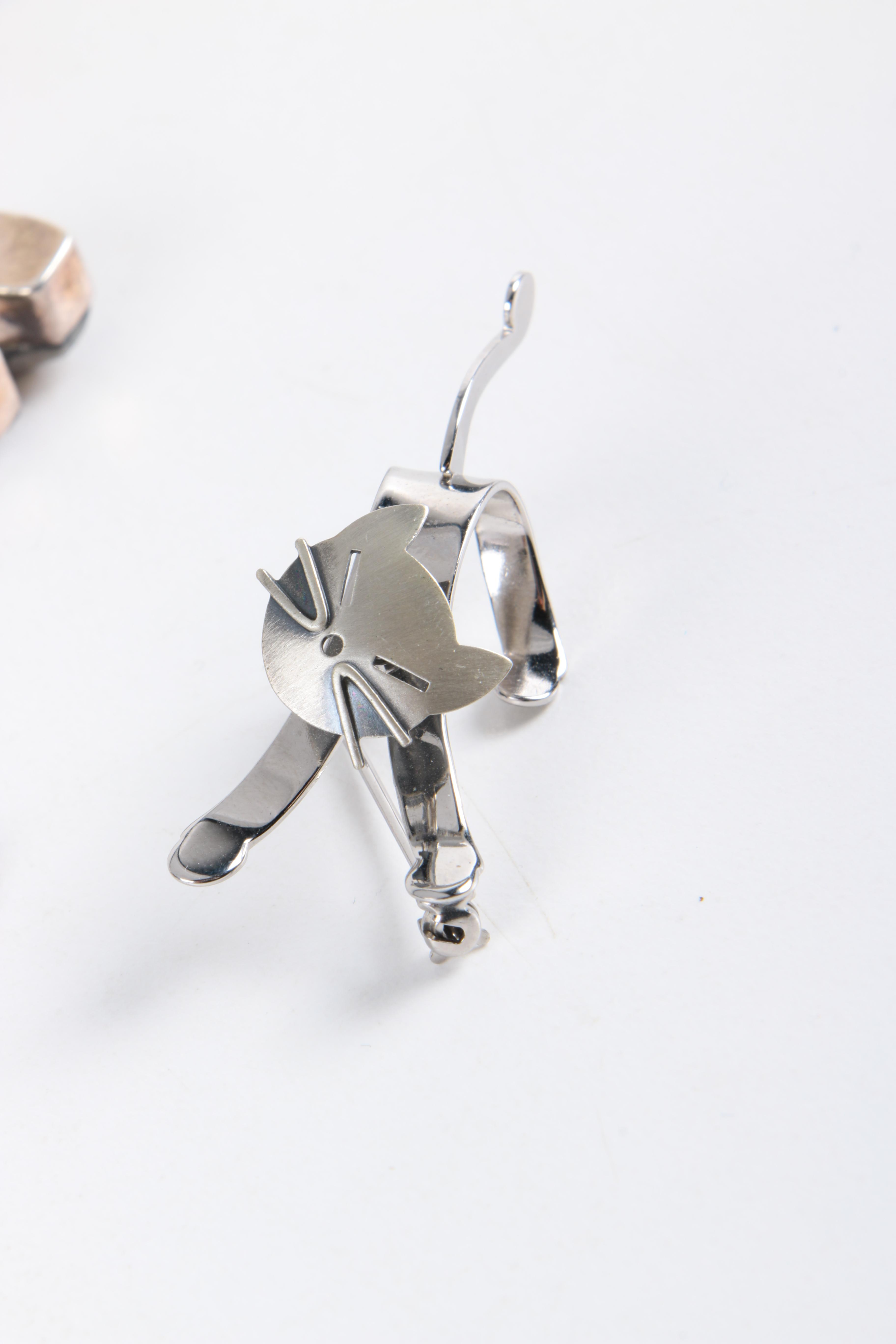 Sterling Silver Jewelry including Signed Mexican Sterling