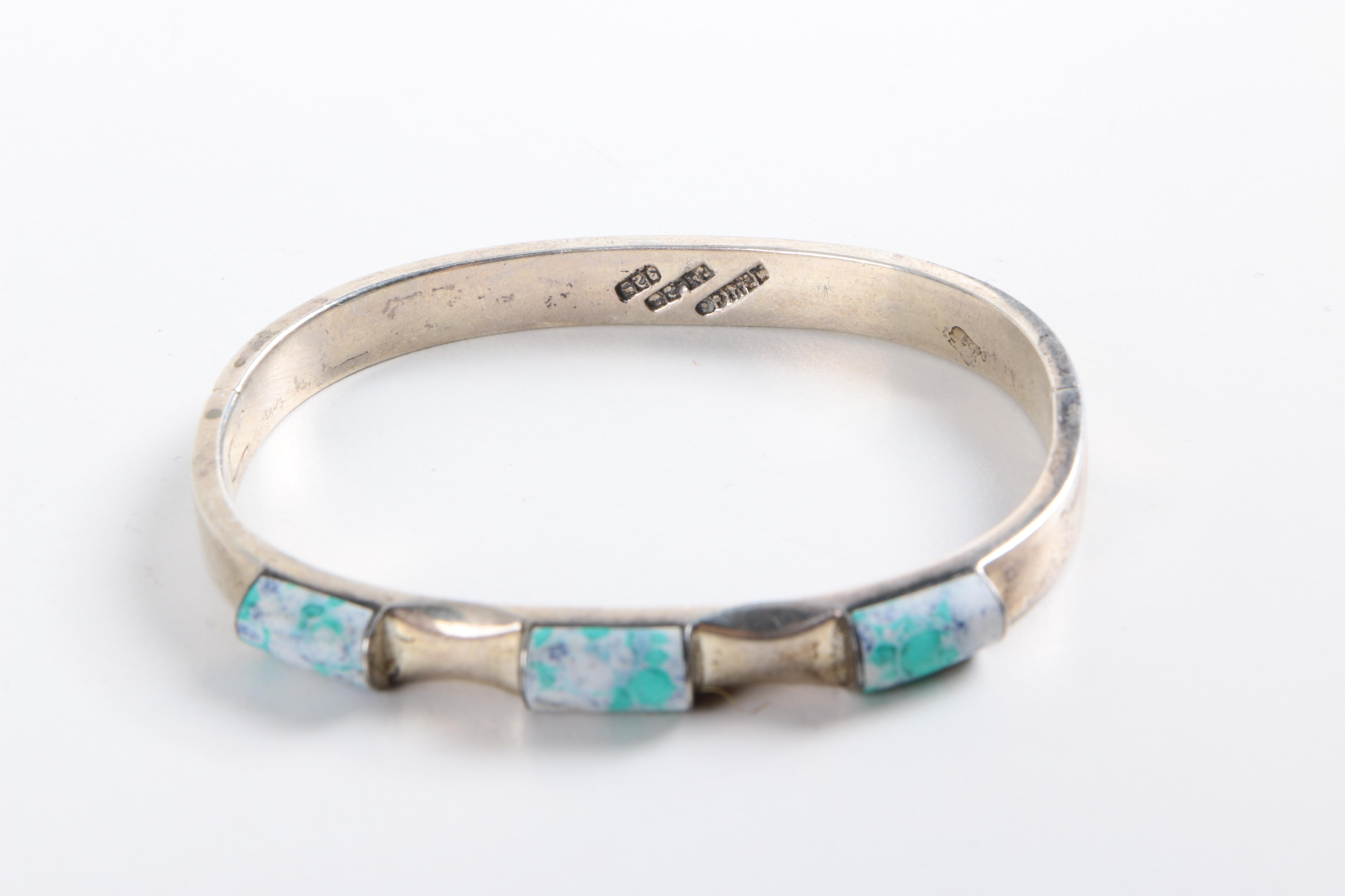 Sterling Silver Jewelry including Signed Mexican Sterling