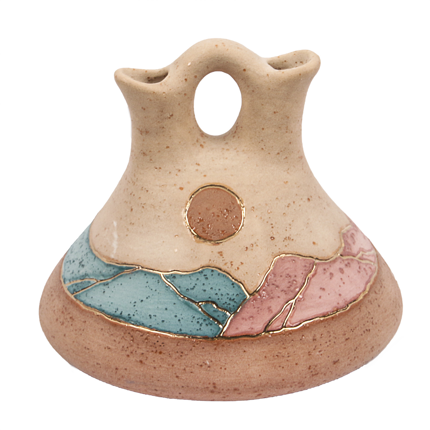 Joan Goode Vessel with 22K Gold Accents