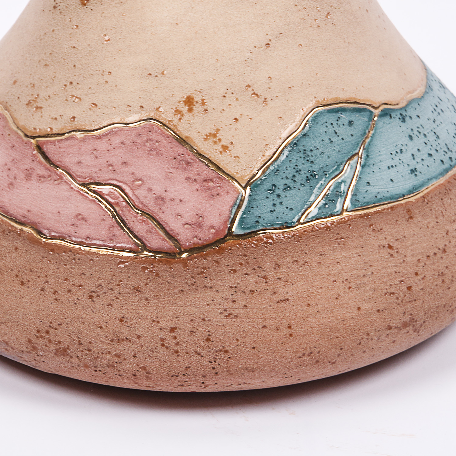 Joan Goode Vessel with 22K Gold Accents