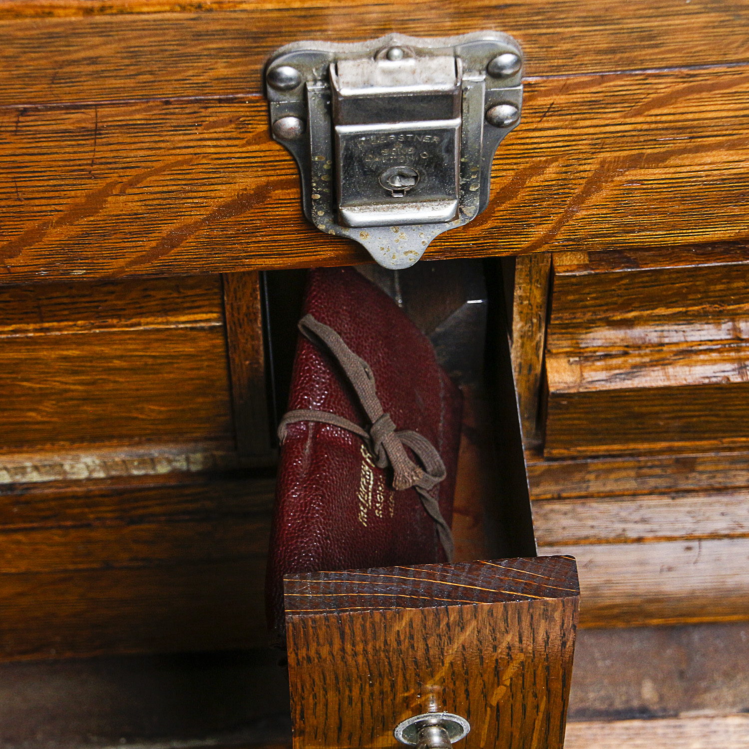 H. Gerstner & Sons Machinist Oak Tool Chest With Contents