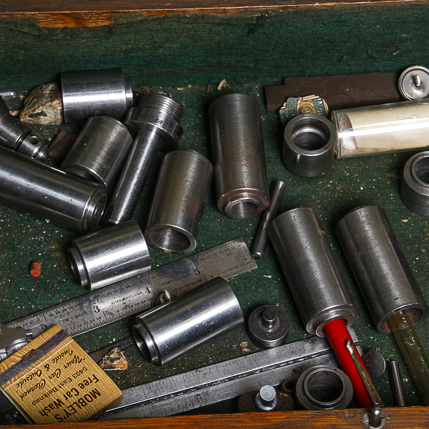 H. Gerstner & Sons Machinist Oak Tool Chest With Contents