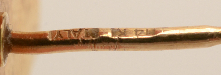 Five Pair of 14K Yellow and White Gold Pierced Earrings