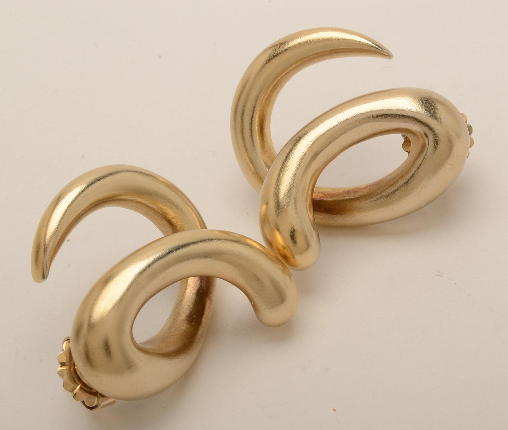 Sterling Silver Openwork Pierced Earrings