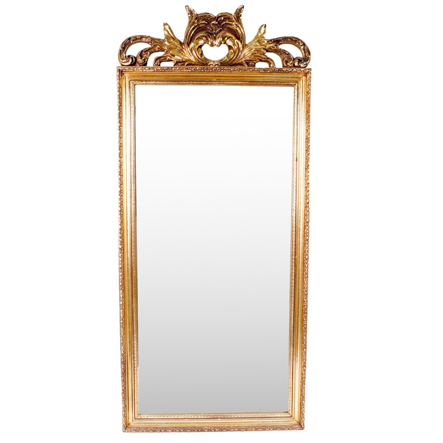 Neoclassical Style Gold Framed Mirror