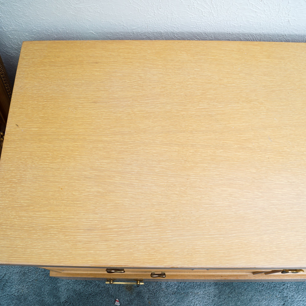 Mid-Century Blonde Wood "Aroma-Tite" Cedar Chest by Lane