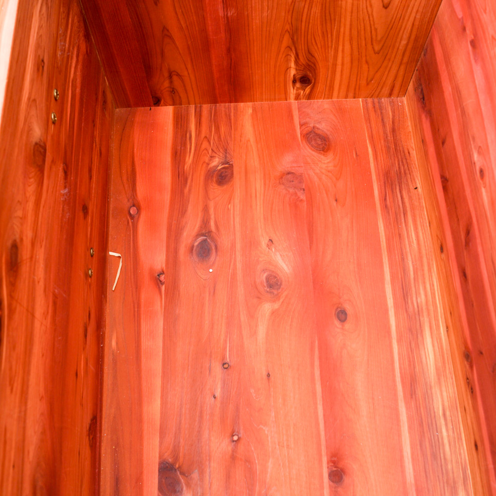 Mid-Century Blonde Wood "Aroma-Tite" Cedar Chest by Lane