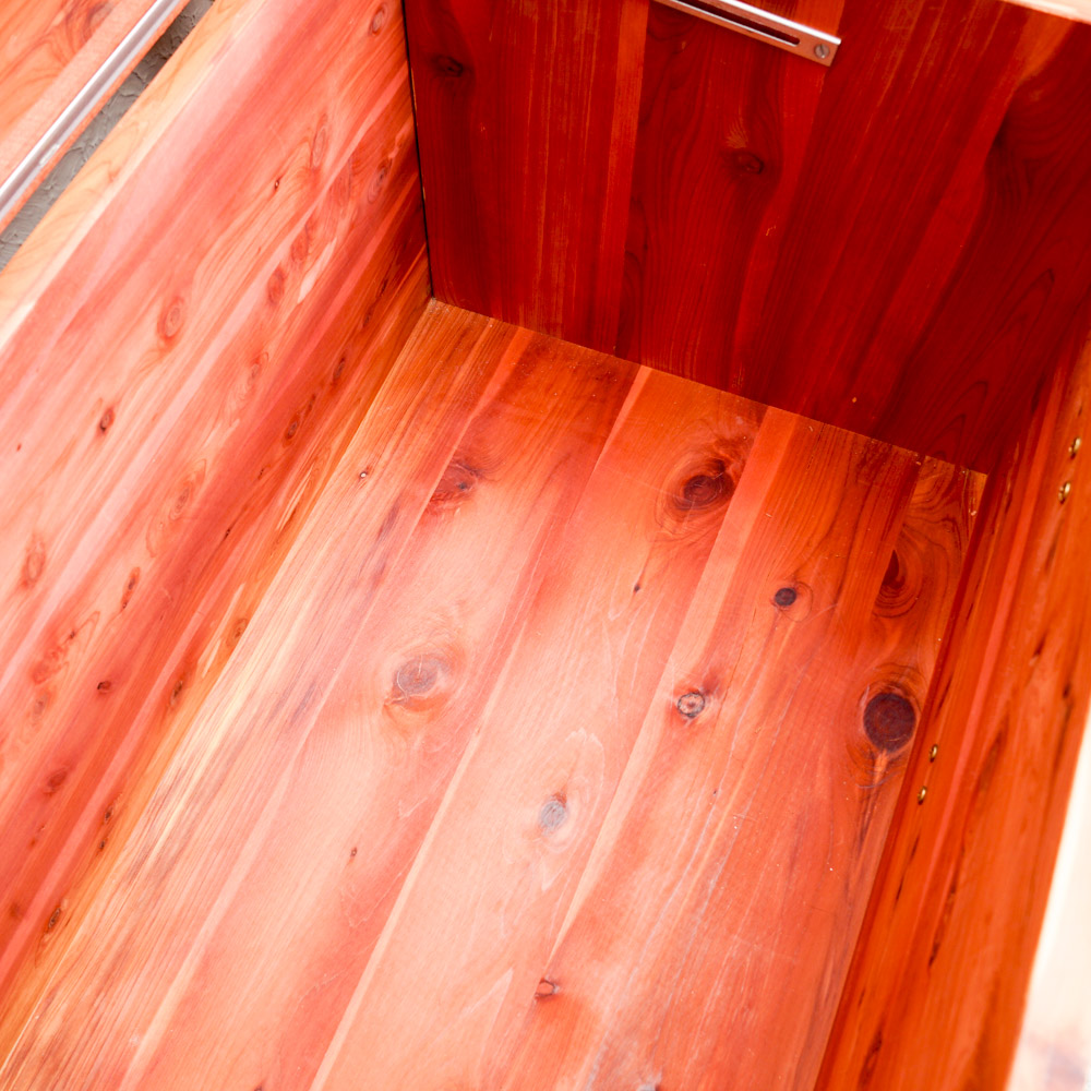 Mid-Century Blonde Wood "Aroma-Tite" Cedar Chest by Lane