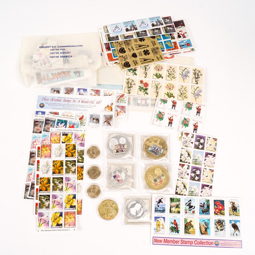 Coin and Stamp Collection