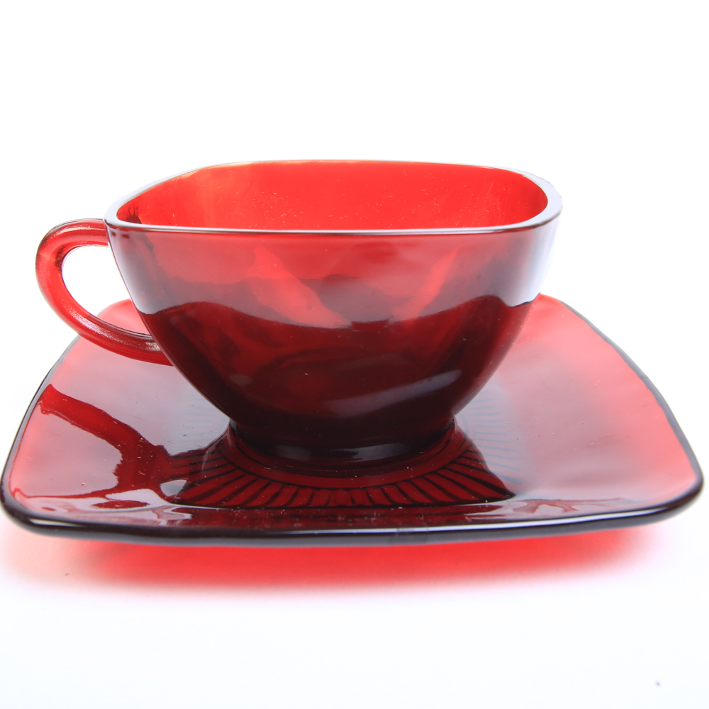 Anchor Hocking "Royal Ruby Charm" Tableware