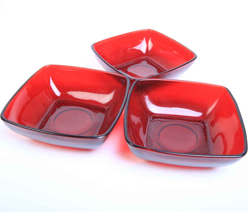 Anchor Hocking "Royal Ruby Charm" Tableware