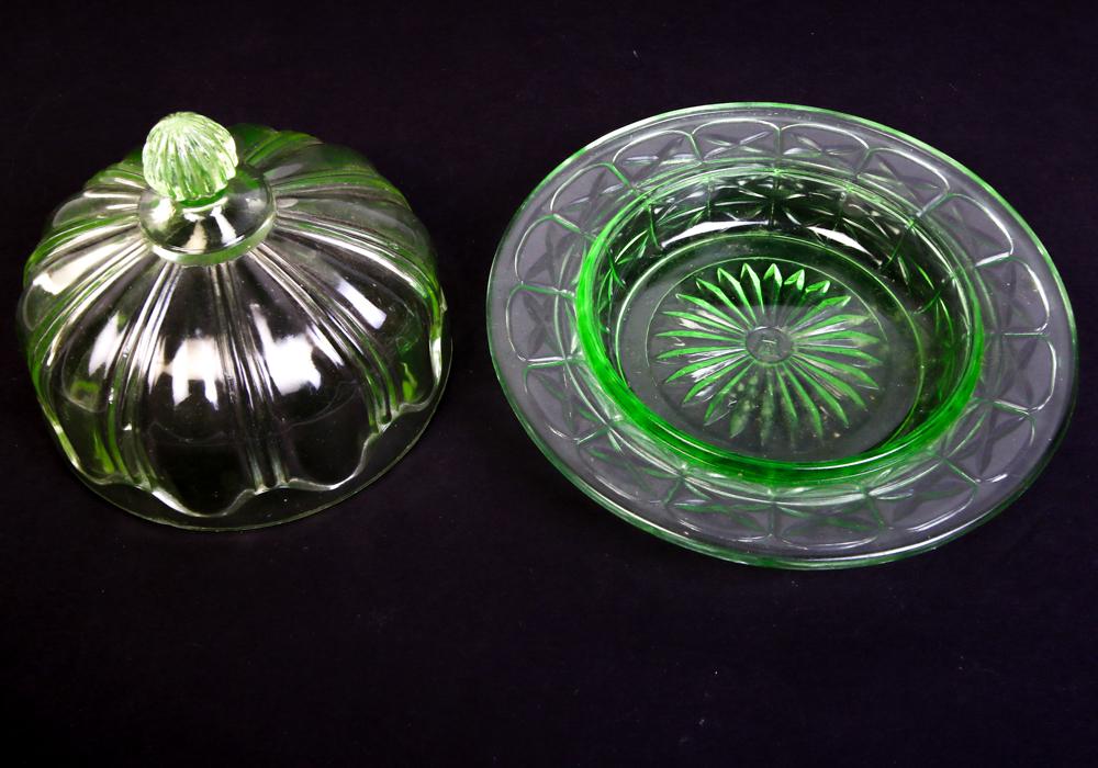 Anchor Hocking Covered Butter Dish