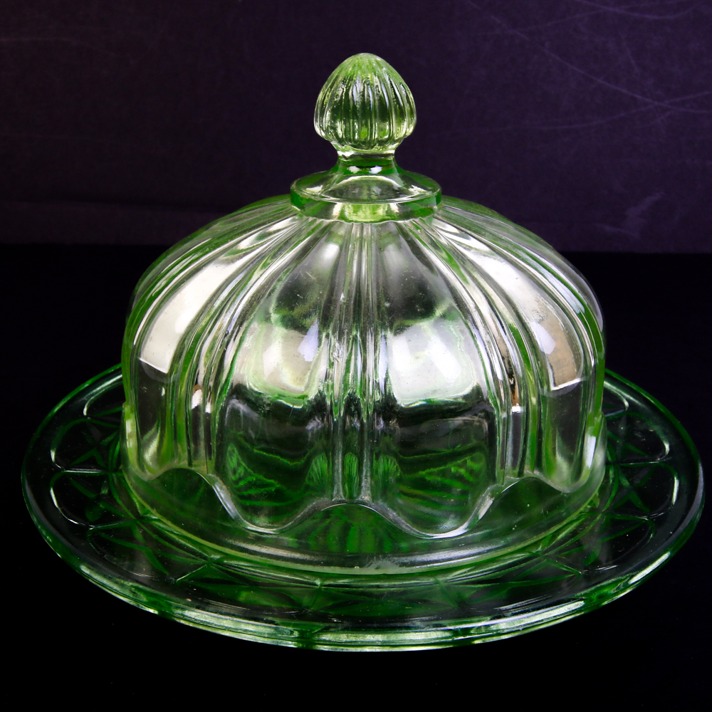 Anchor Hocking Covered Butter Dish