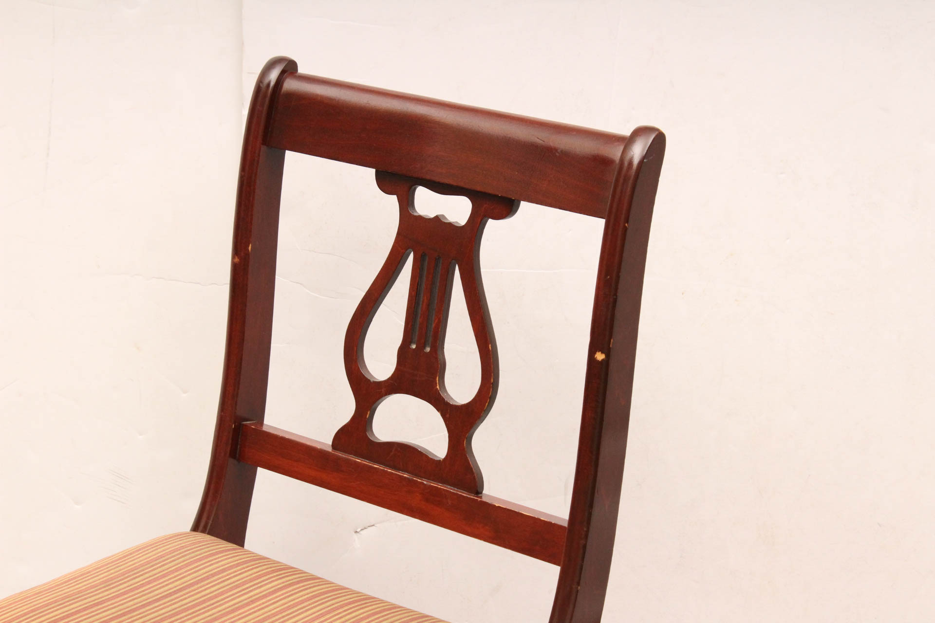 Solid Cherry Lyre Back Side Chair