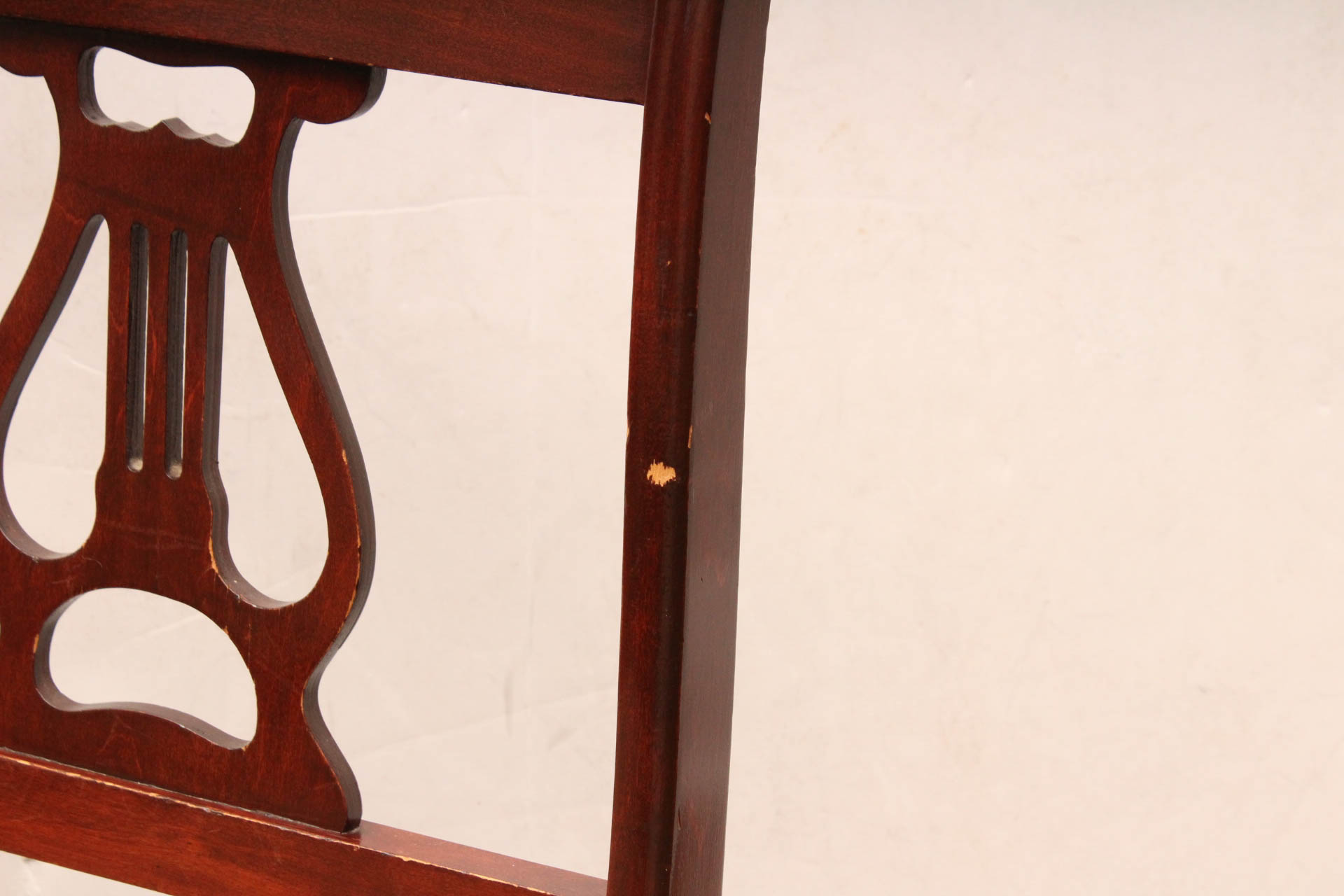 Solid Cherry Lyre Back Side Chair