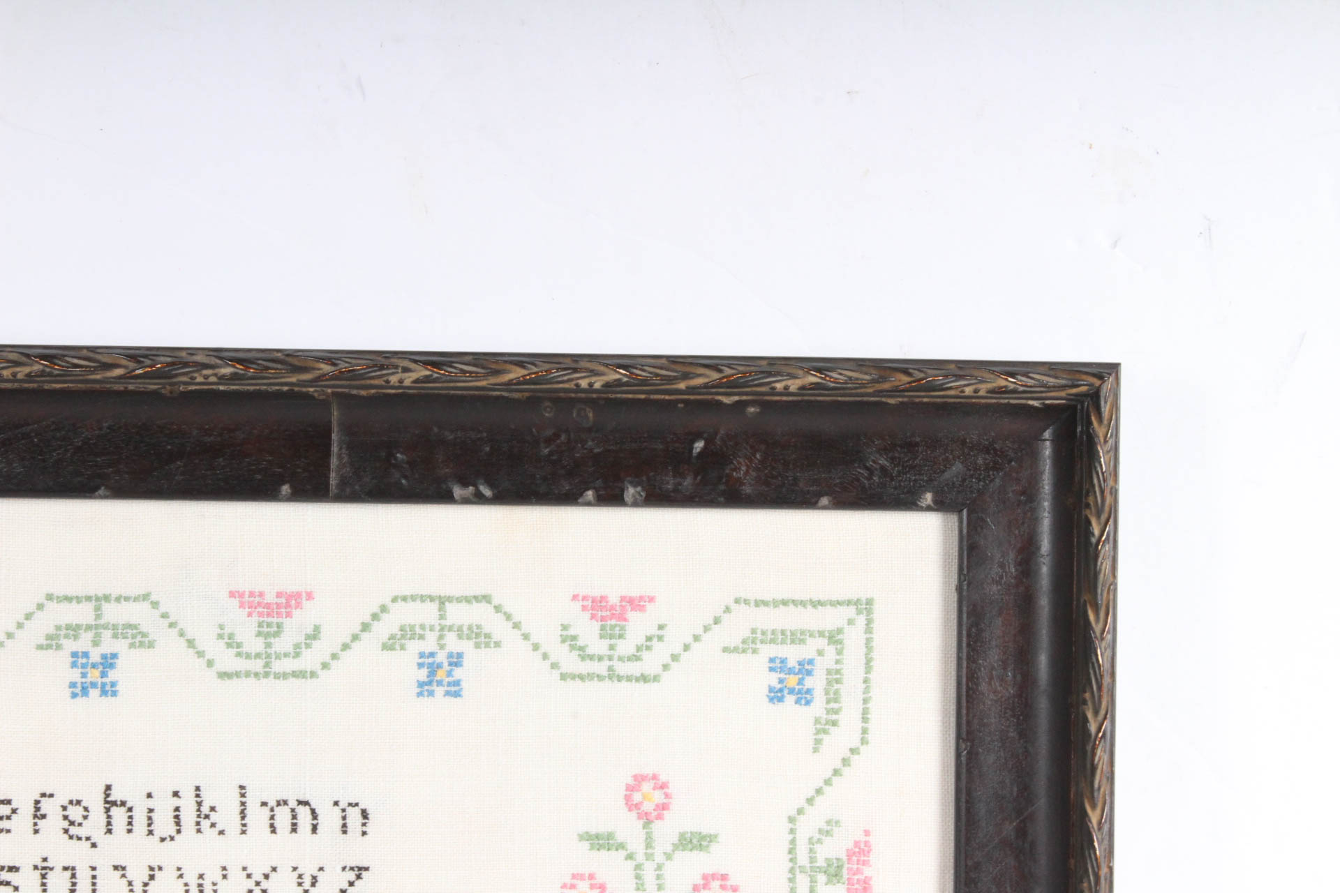 Vintage Needlepoint Sampler
