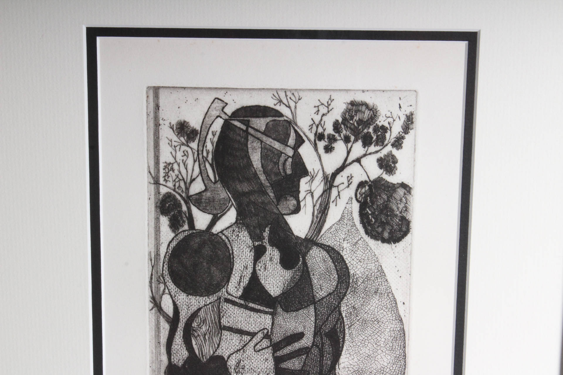 Courtney Moyah Limited Edition Etching of "Man"