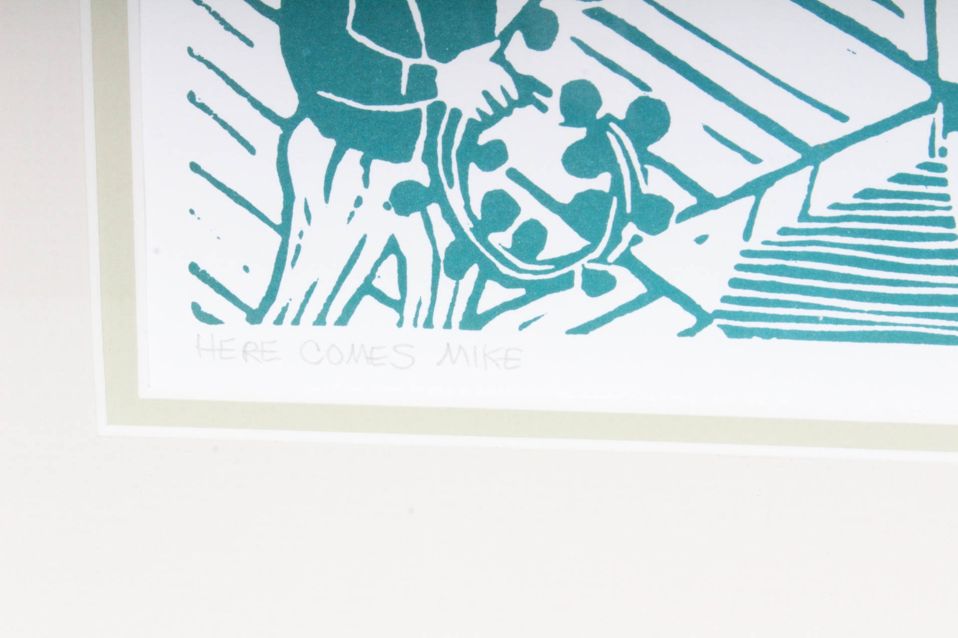 Pair of Judy Cooper Limited Edition Linocut Prints