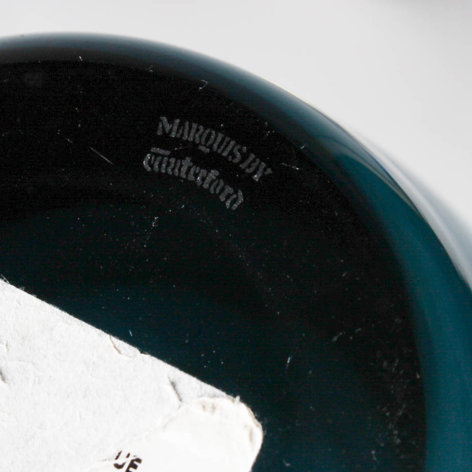 Marquis by Waterford Smoke Blue Art Glass Vase