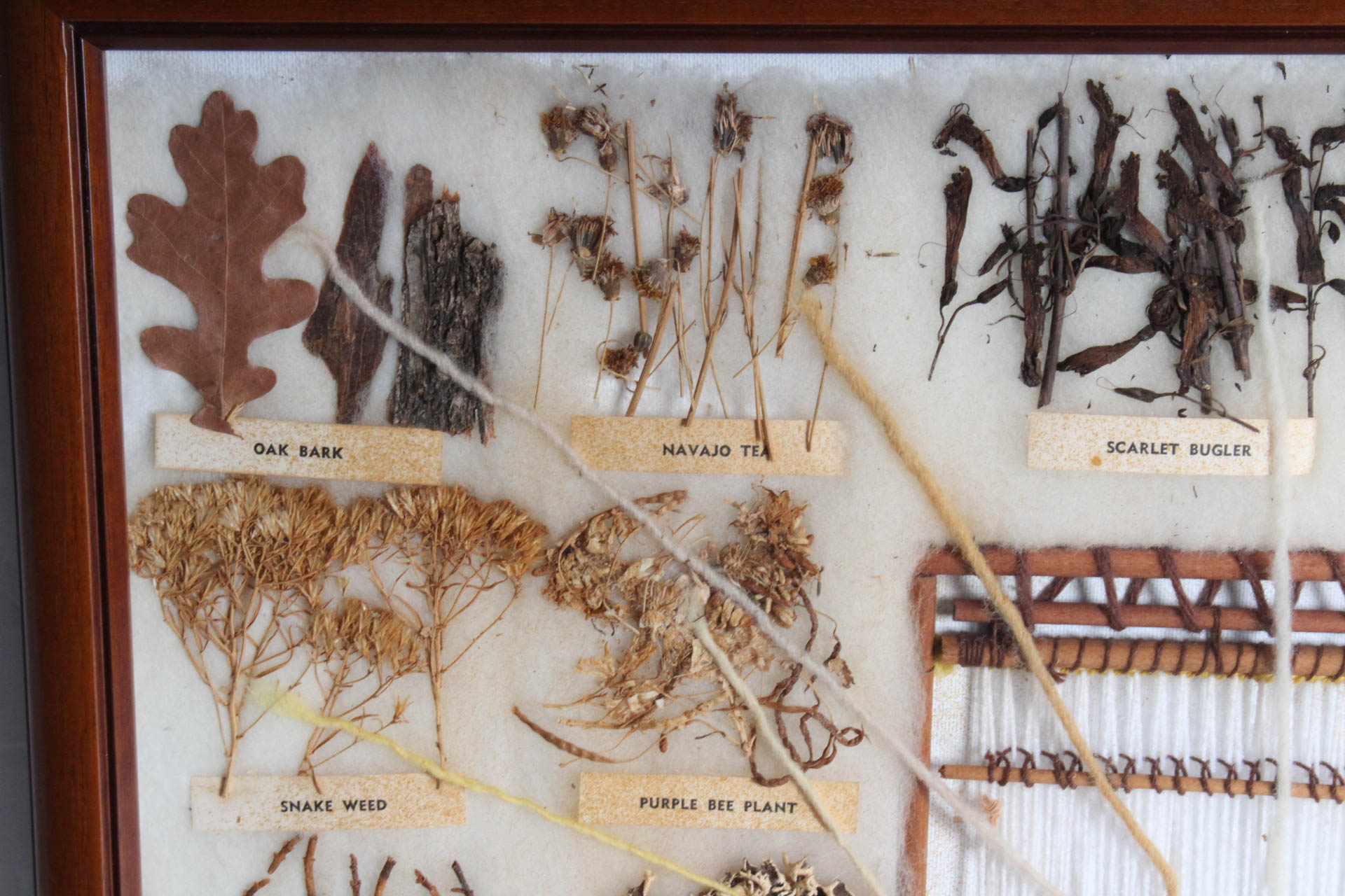 Native American Style Weaving with Natural Dye Samples