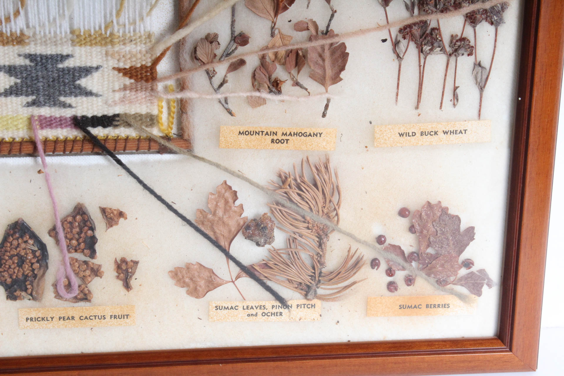 Native American Style Weaving with Natural Dye Samples