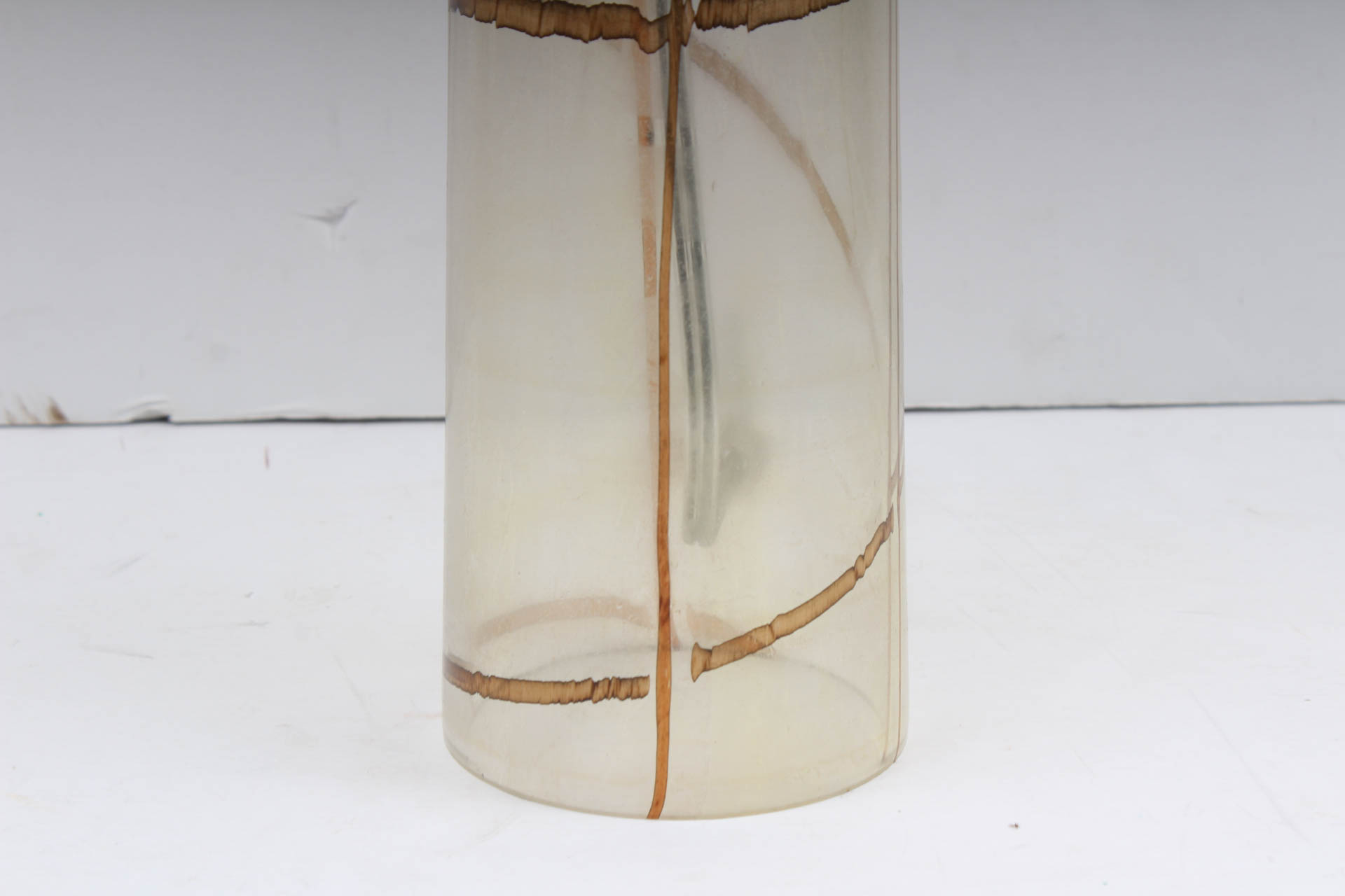 Modernist Glass Body Lamp