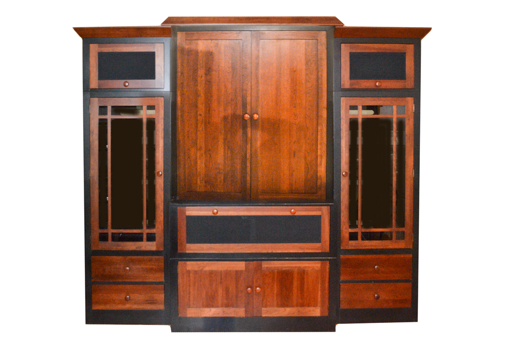 Ethan allen american impressions shop entertainment center