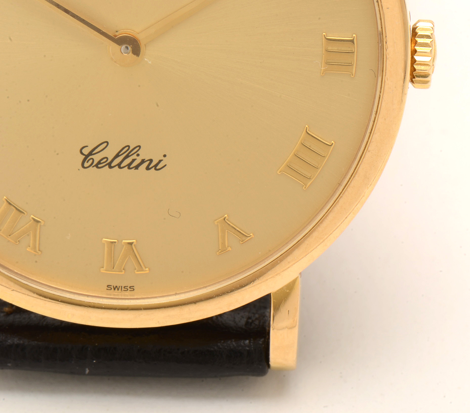 Rolex Cellini Classic 18K Gold Champagne Manual Wind Watch
