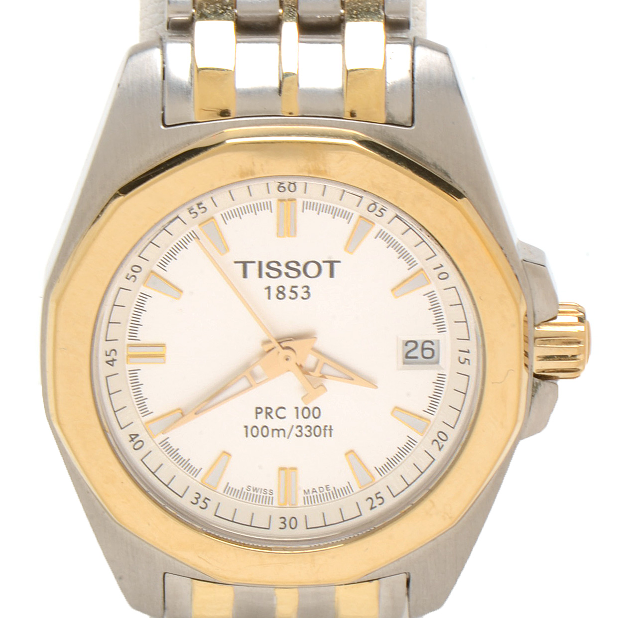 Tissot T-Sport PRC 100 Chronograph Steel and Goldtone Watch