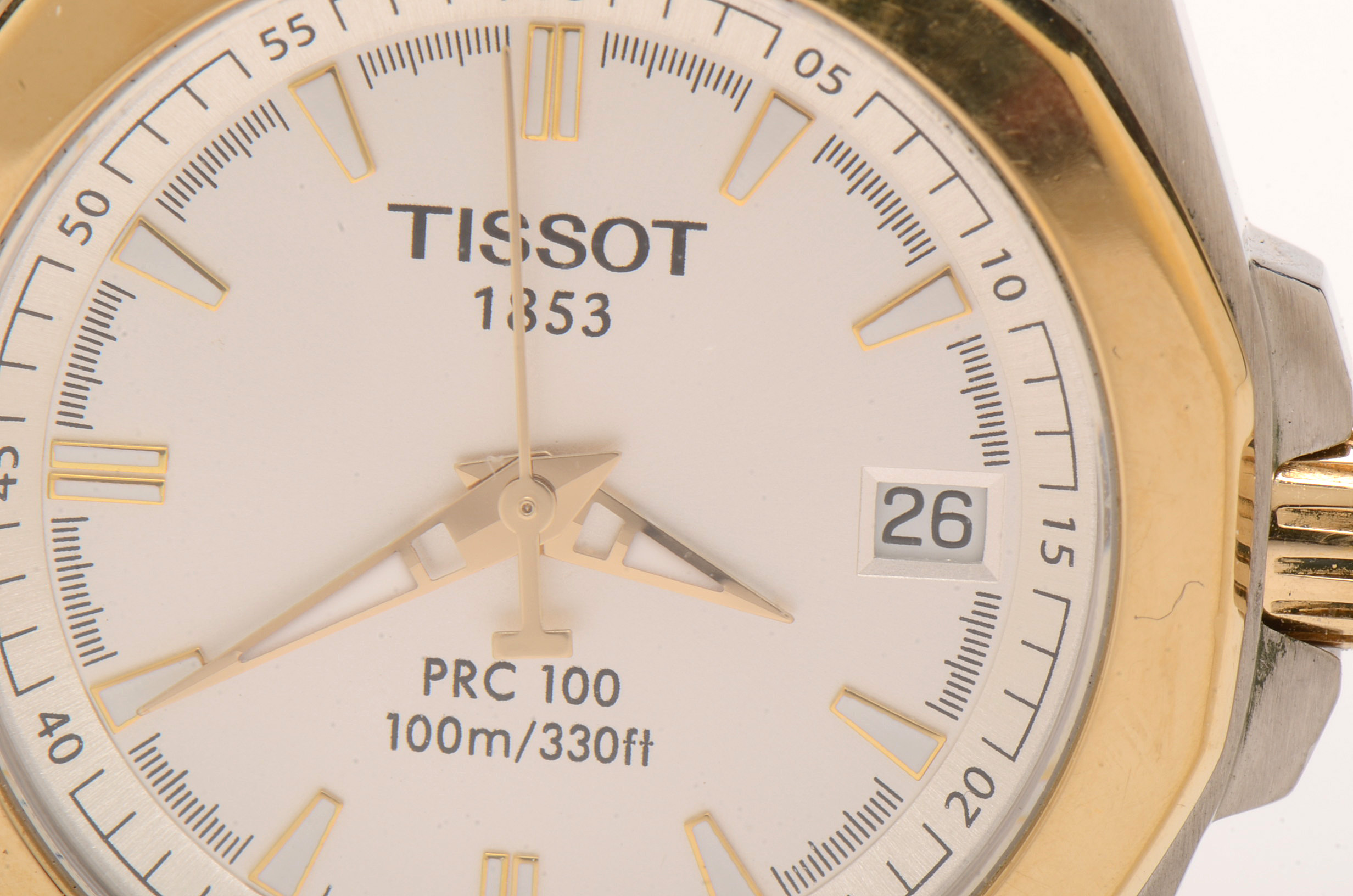 Tissot T-Sport PRC 100 Chronograph Steel and Goldtone Watch